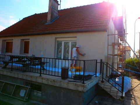 Maison en cours de traitement